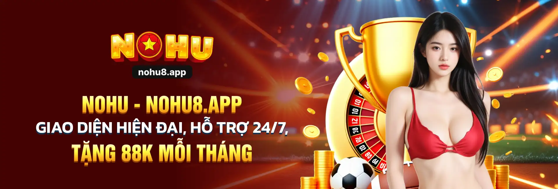 Banner nohu giao diện hiện đại tặng 88k