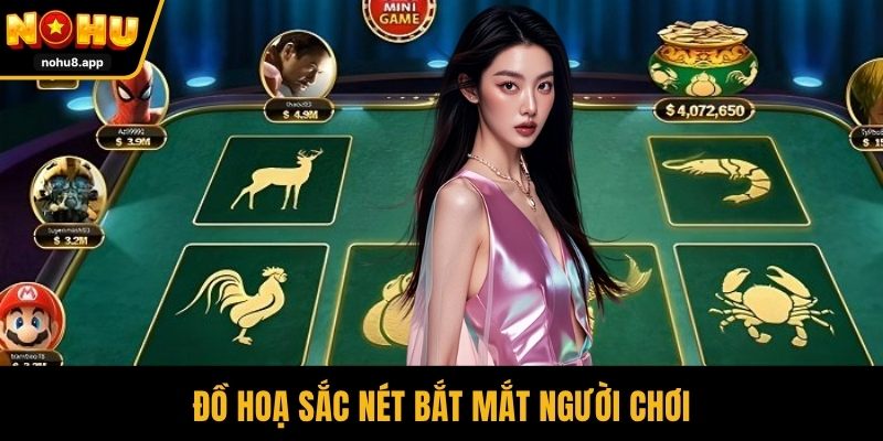 Đồ hoạ sắc nét bắt mắt người chơi