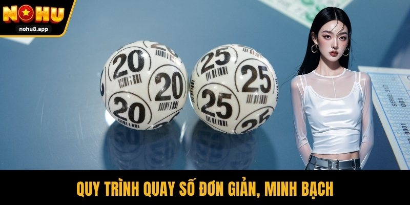 Quy trình quay số đơn giản, minh bạch